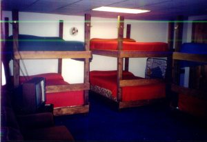 bunk beds in the bunk house manistee county MI