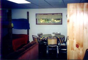 kitchen inside unit 8 the bunk house